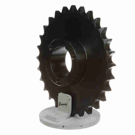 BROWNING Steel Bushed Bore Roller Chain Sprocket, H60P28 H60P28